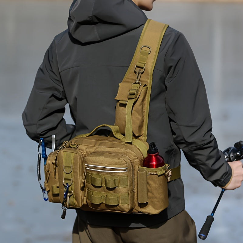 Versatile Waterproof Backpack for Fishing and Hiking