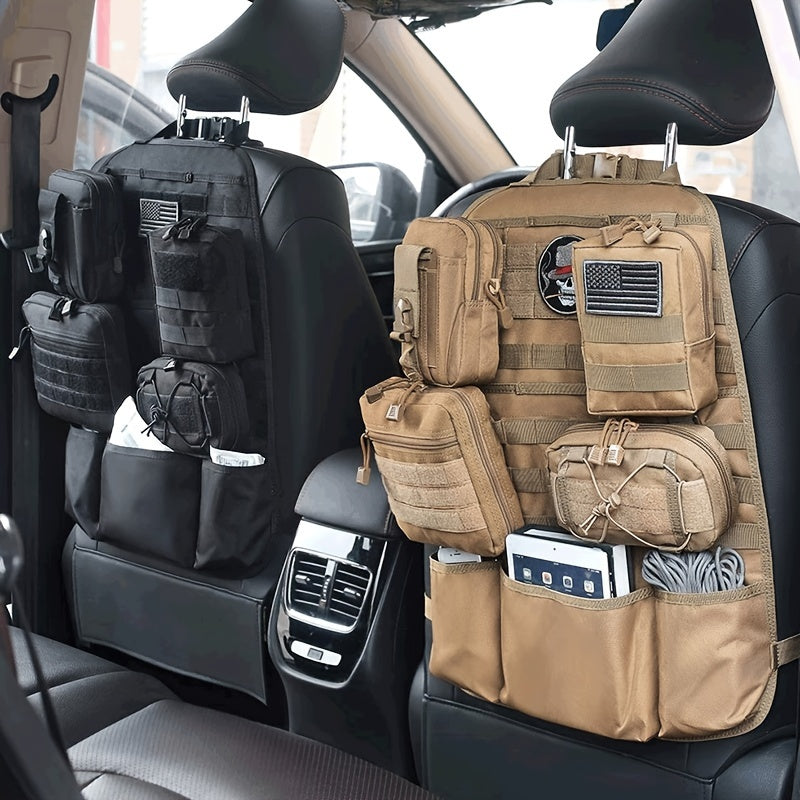 Universal Tactical Car Seat Organizer Multifunctional Storage Bag